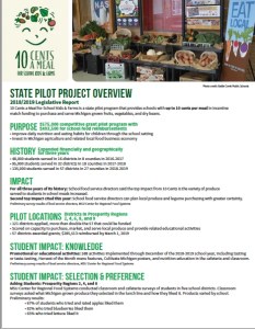10 Cents Legislative Report 18-19 cover