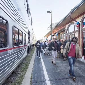 St. Joseph, Michigan train station. Photo: Holland Sentinel