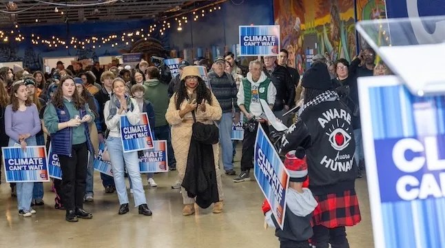 Pushing back! Recap of rally for climate.