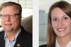 Larry Bell and Beth Wallace