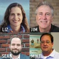 Liz Kirkwood, Jim Lively, Sean McBrearty, Mike Ripley