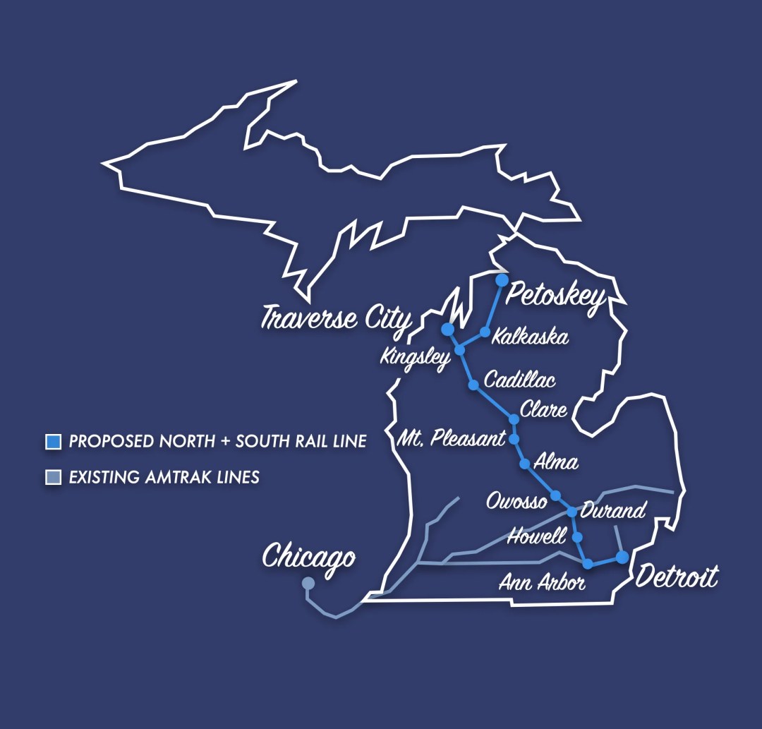 Passenger rail map 2025