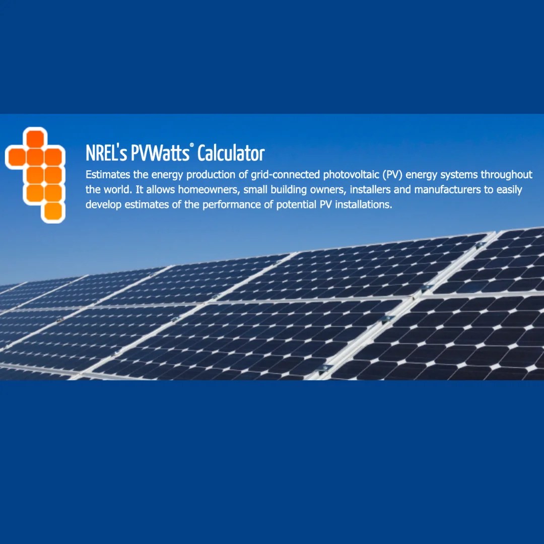 PV Watts graphic