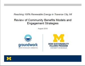 Renewable Energy Community Benefit Models cover