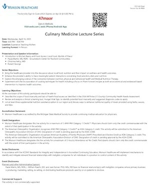 Culinary Lecture Series 2025 thumbnail