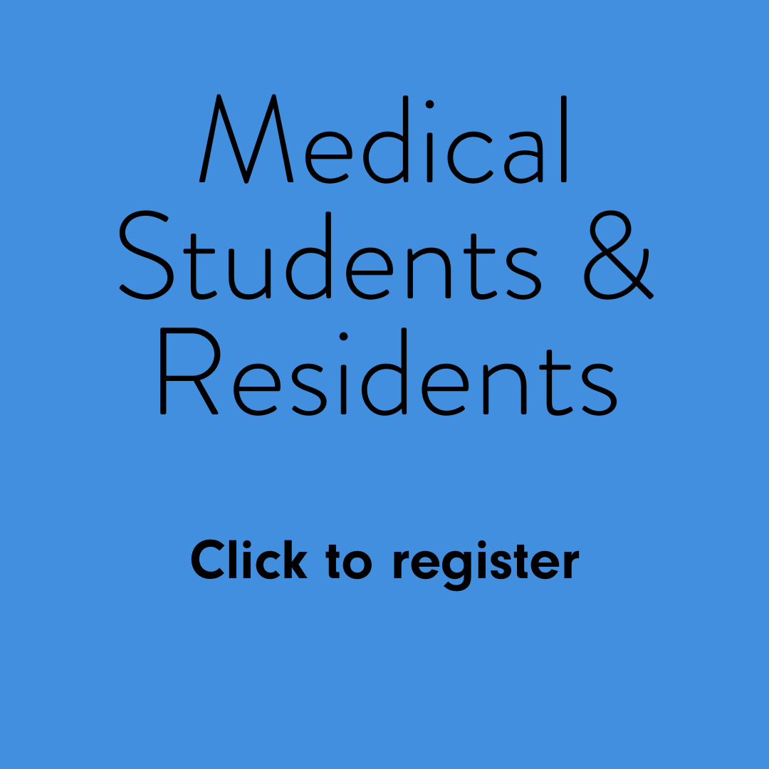 Medical students and professionals button